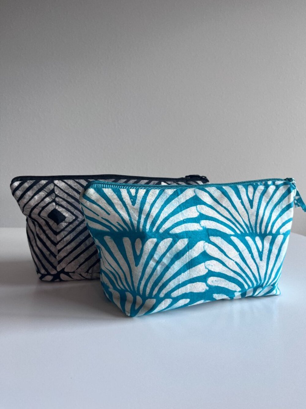 Two Queen Alaffia Cosmetic Bags, NWOT